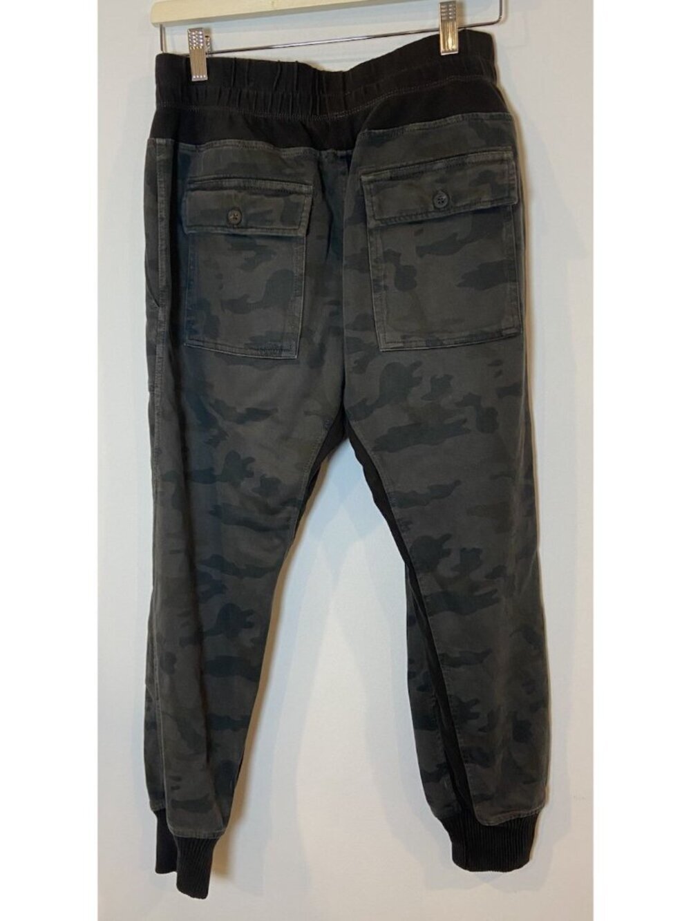 Standard James Perse Jogger pants Gray Olive Green Camo Size 2 Medium M - Picture 3 of 5